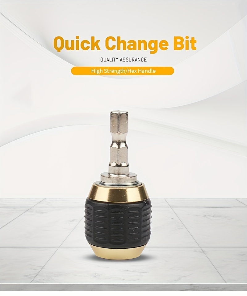 Hand Electric Drill Three-claw 60mm Large Head Pop-up Hexagonal Handle Quick Change Connector