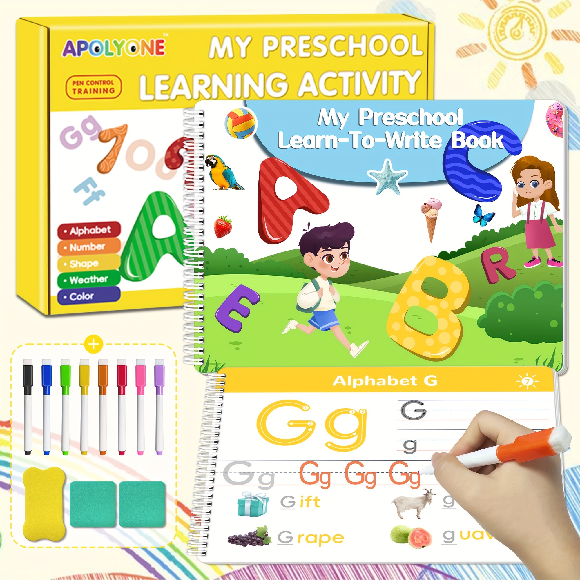 

Activity For 3-6 - & Handwriting Educational Exercises - For & Use For &