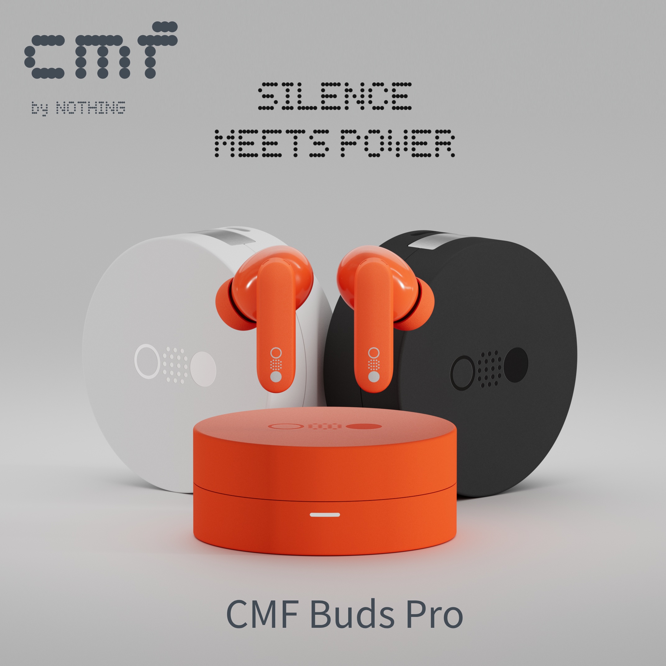 

Cmf By Nothing Buds Pro In Ear Wirelesss Earphones With 45 Db Anc, Ultra Bass Technology, Custom Dynamic Bass, 5000 Hz Wide Band Noise Cancellation, 6 Hd Mics And Up To 39 Hours Of Battery