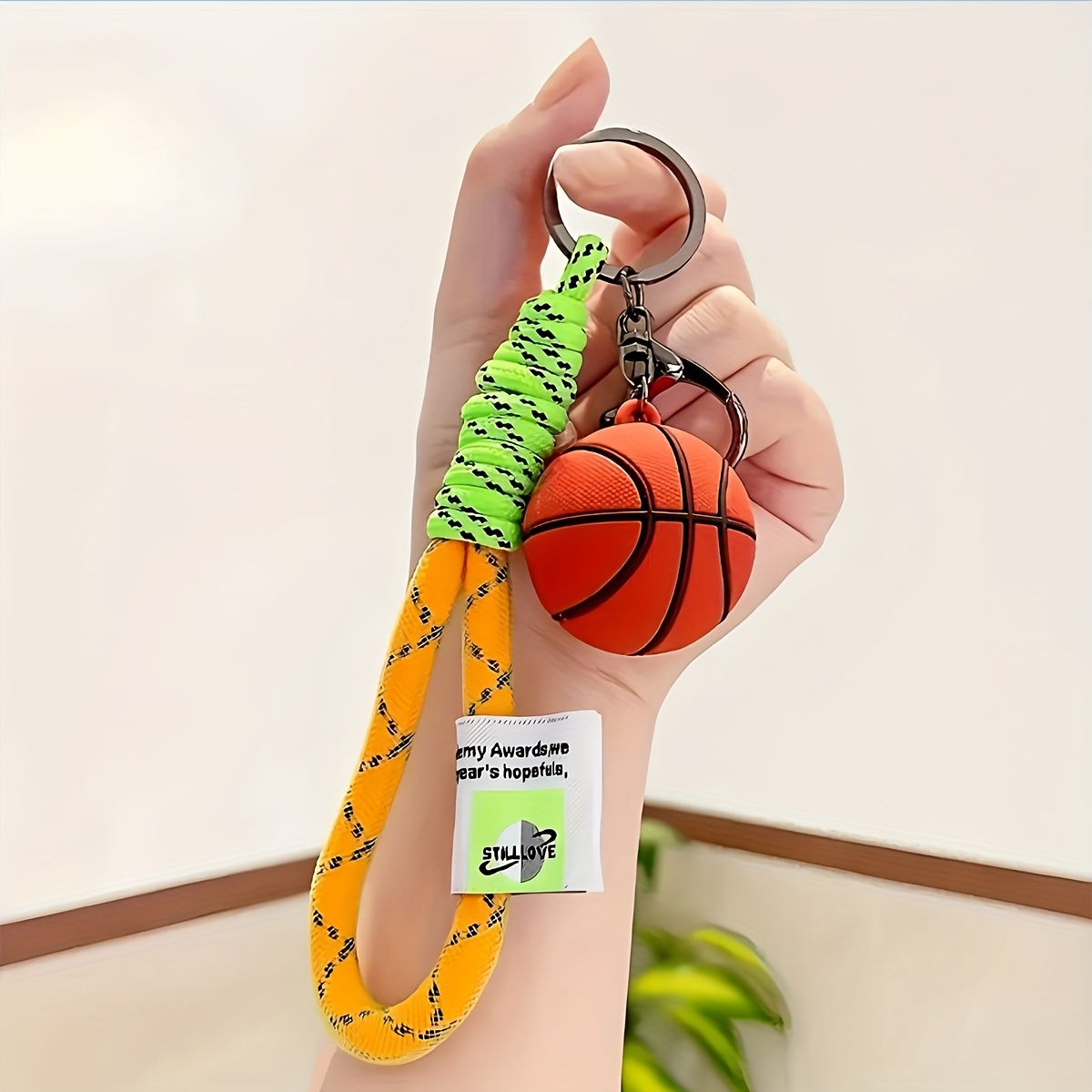 Image of 1pc Creative Basketball Keychain Exquisite Schoolbag Key Pendant Charm Cartoon Key Chain For S Gift In 3 Styles