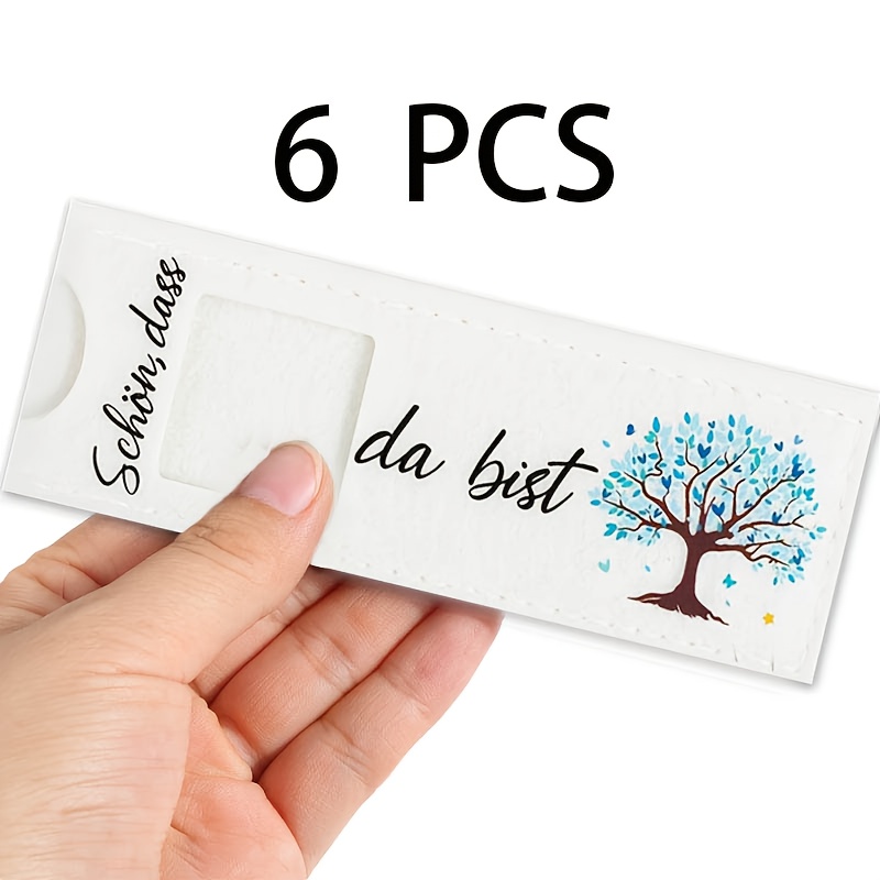 Image of " Gift Wrapping Set, 6/12pcs Chocolate Felt Bags With Tree Of | Suitable For Weddings, Birthdays, Graduations, Communions, Confirmations | Guest Favors (chocolate Not Included)