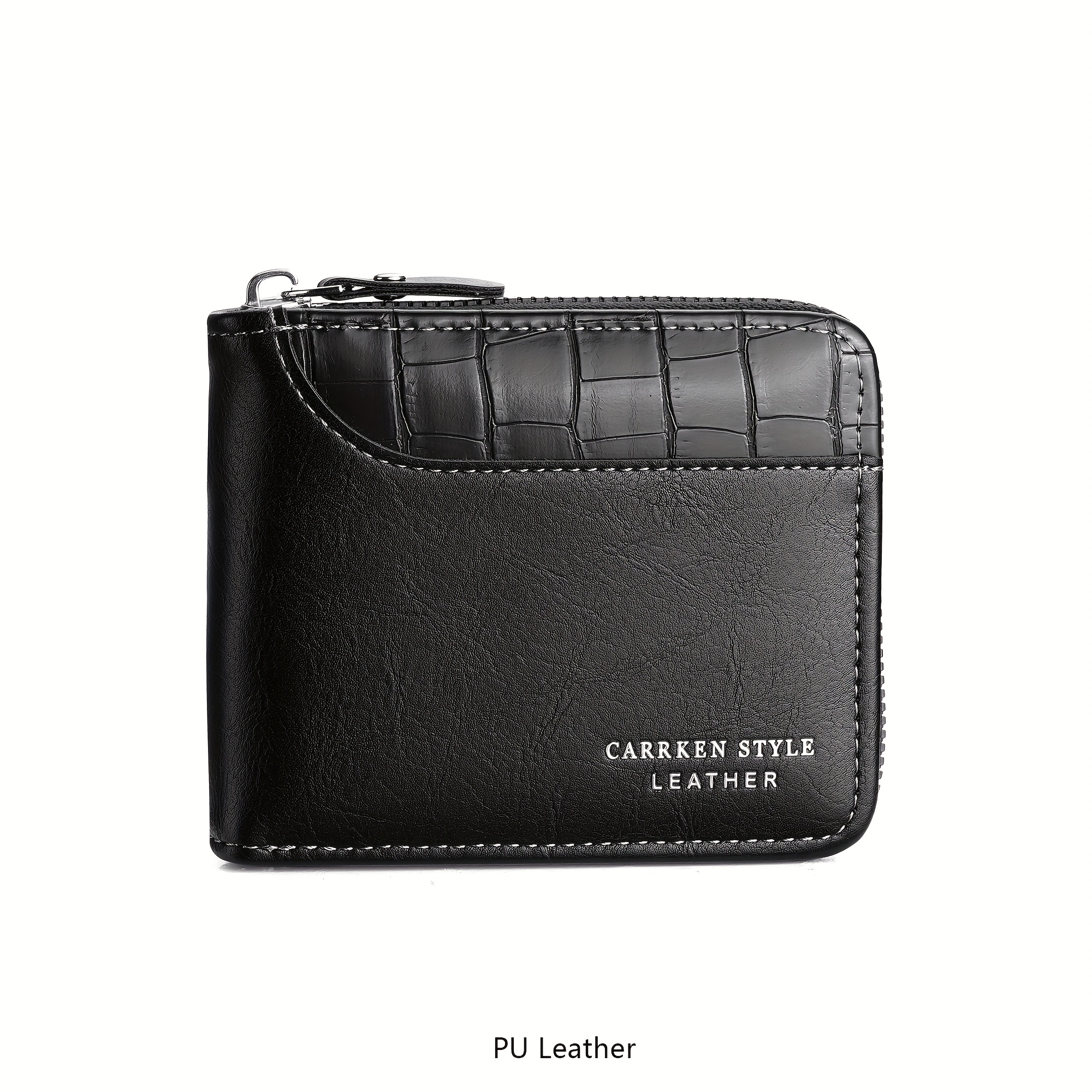's Wallet Fashion Multi-functional Spliced Zipper Coin Purse For Young Students Versatile Large Capacity Card Holder