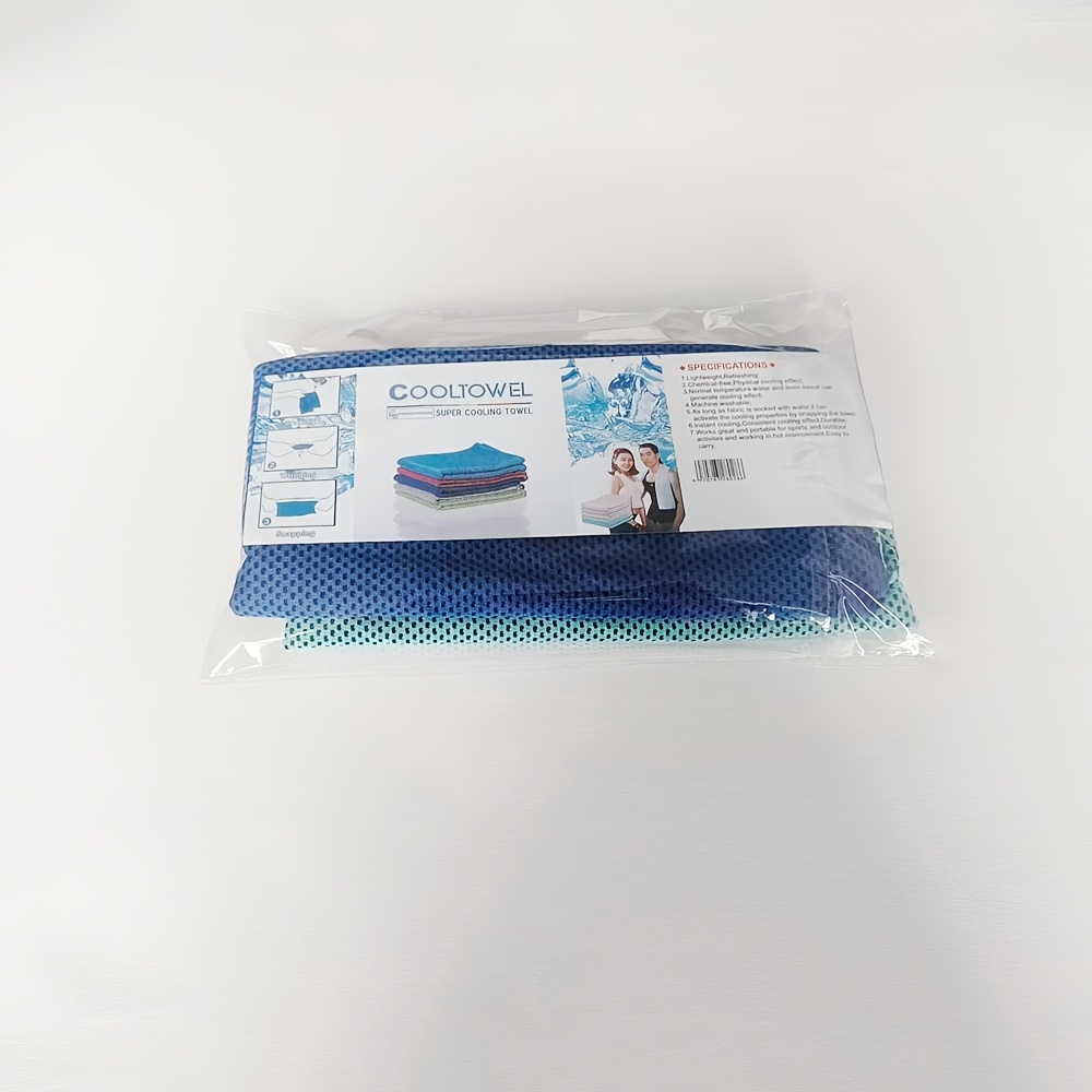 Image of 2-pack Cooling Sports Towels, Ice Cool Towels, Quick-drying Cooling Towels, Sweat Towels, Camping Towels