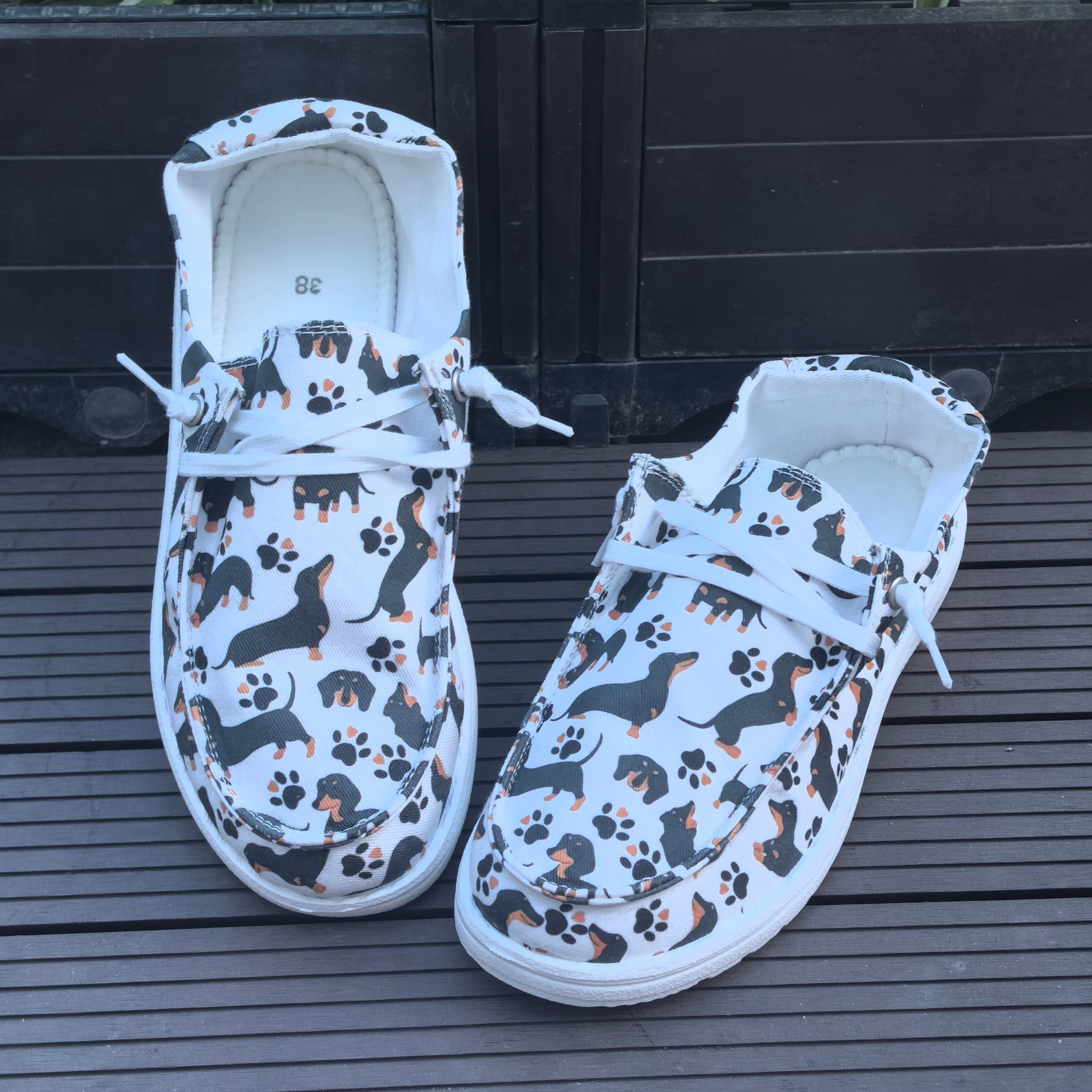 

Women' Print Canvas Sneakers - Comfortable, Lightweight Low-top Casual Shoes With Soft Sole & Lace-