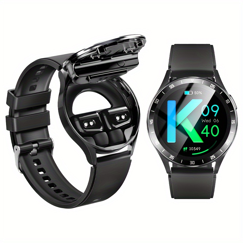 

Men's Smartwatch With Built-in Headphones Suitable For Android And , Super Long Standby Nfc Wireless Call, Music Control, Calorie, Pedometer, Full Touch Screen Men's Smartwatch