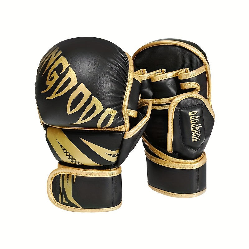 professional mma half finger boxing gloves support Temu Saudi Arabia