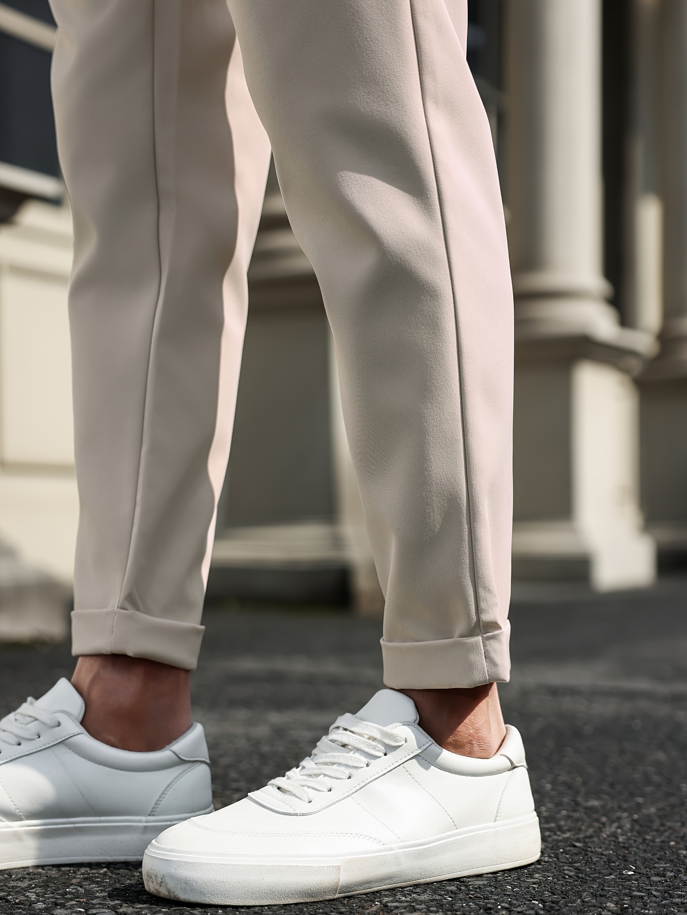 Pantalon Beige Tenis Para Pantalon De Vestir Beige Pantalon Casual