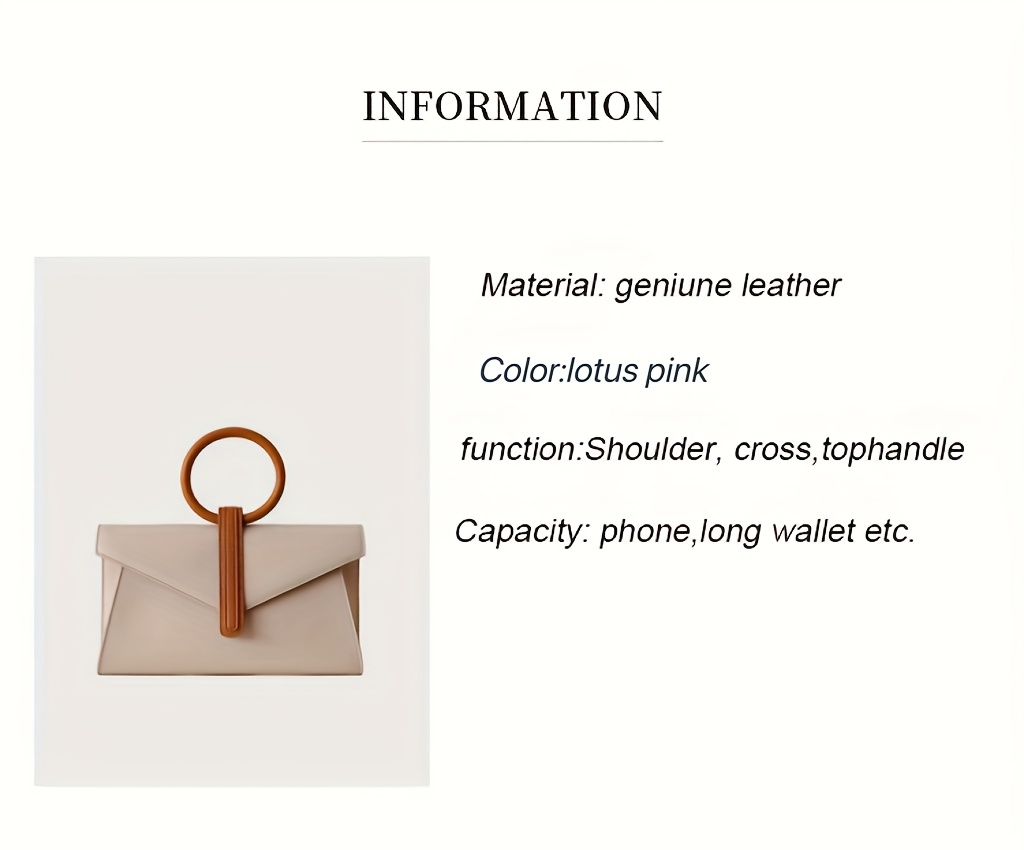 's Genuine Leather Handbag - Real Leather Crossbody/Shoulder Bag with ic Closure, Beige/Tan Color, Detachable Patchwork-like Pouch-like Waist Pack, Minimalist Round Top Handle & Belt-like Strap for Casual & Dressy Use (No