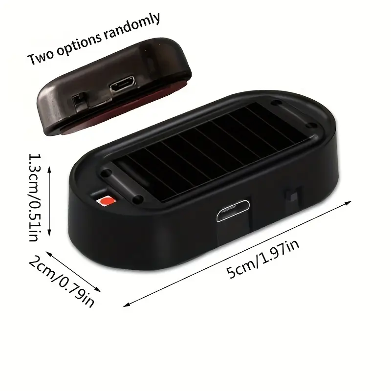 universal solar powered led flashing warning lights durable pvc solar lights details 1