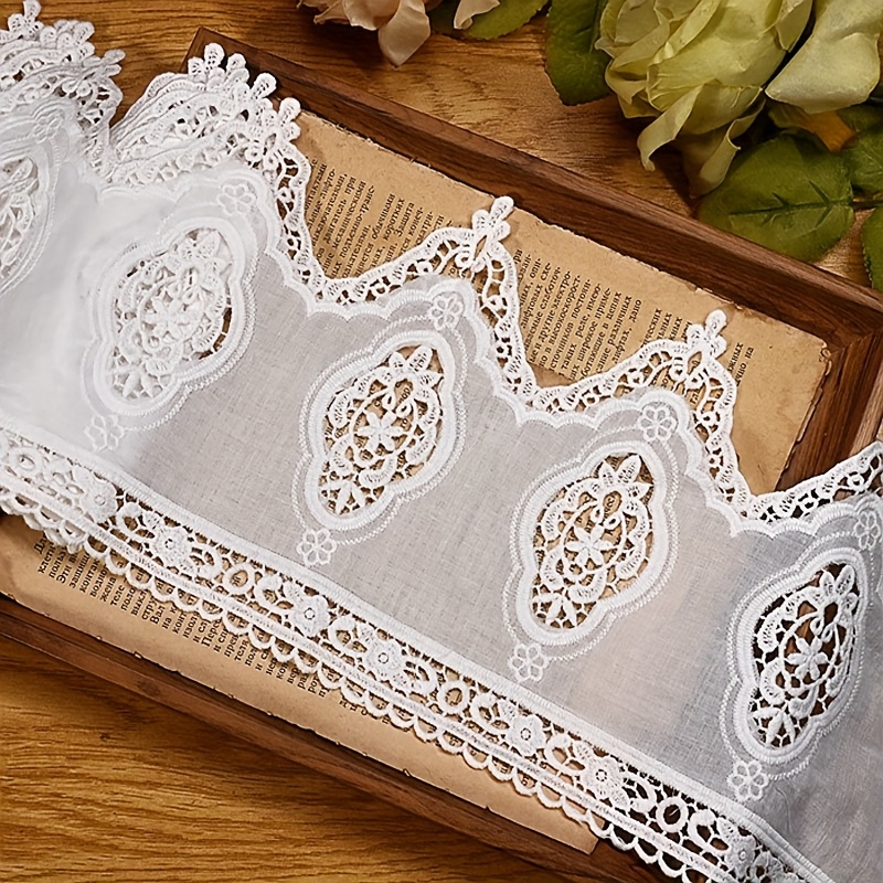 E-shop 1 Yard Europäische Retro Hohle Stickerei Spitze 17Cm Stoff Kleidung Dekoration Rand Nähen Zusätze