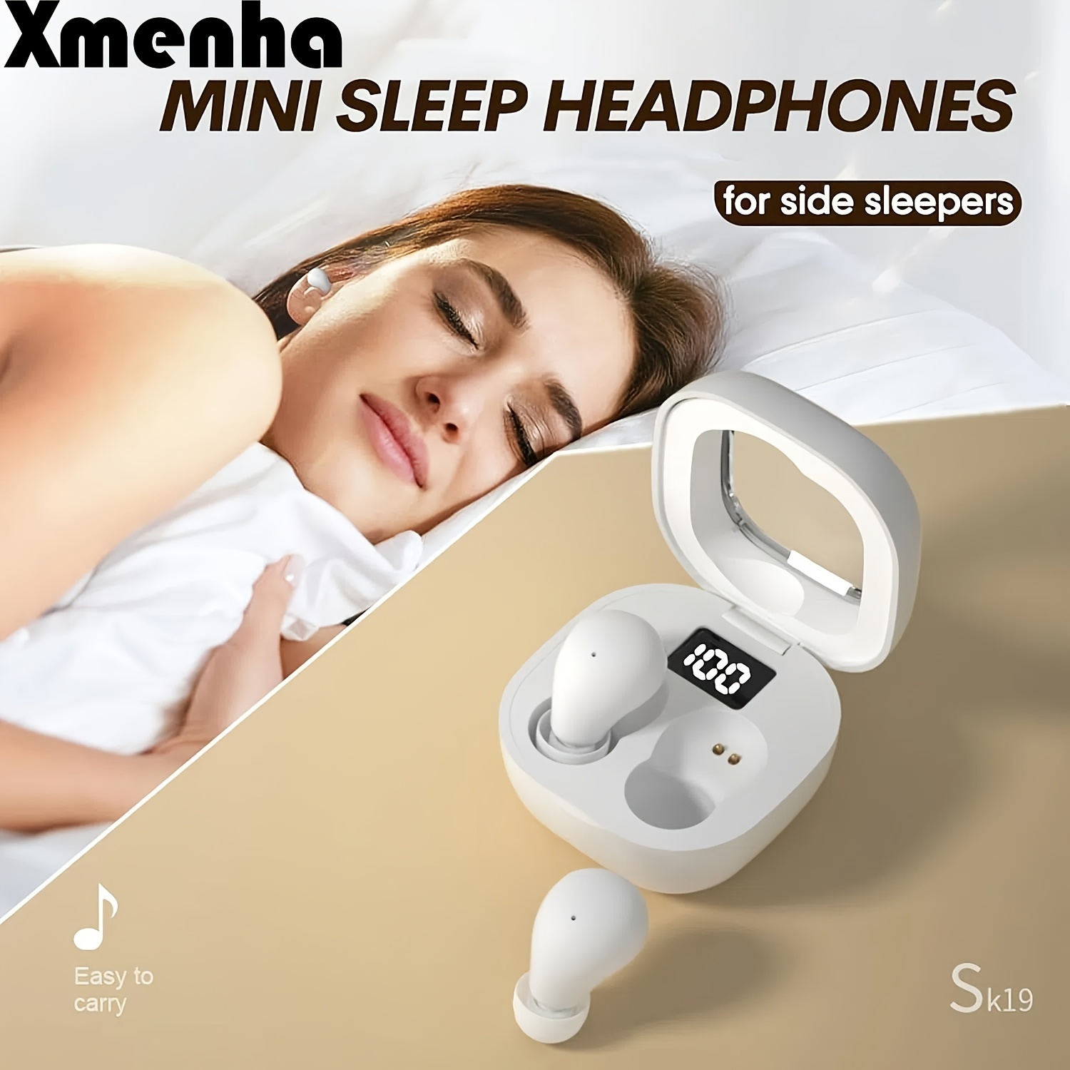 smallest invisible mini earbuds wireless low profile micro Temu