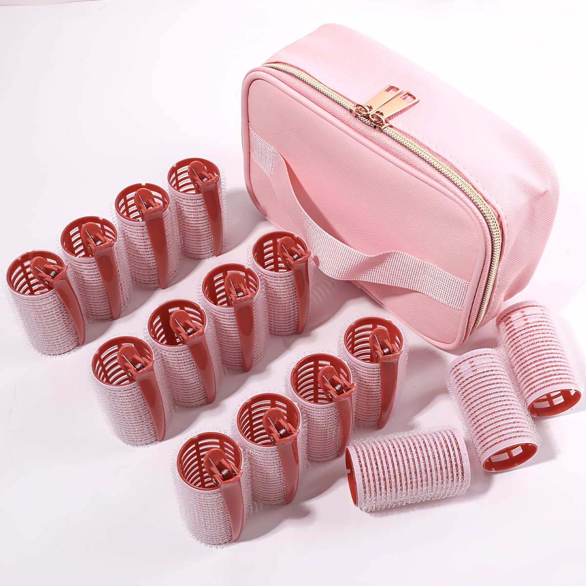 28pcs Large Self-Adhesive Heatless Curling Rods Set