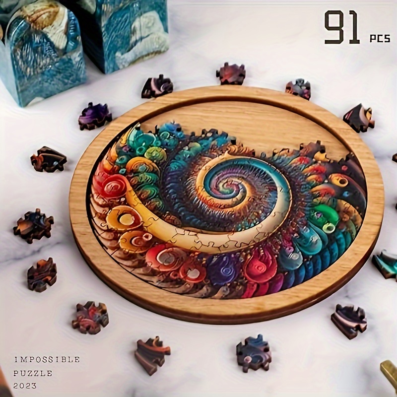 

Dopamine Puzzle - Infinite Irregular Wooden For Adults