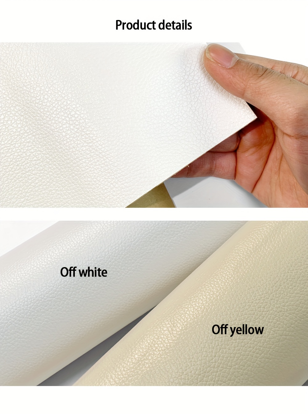 1 roll self   leather repair patch sofa seat repair film artificial leather material for car interior door couch refurbishment non fading waterproof fabric for headboard renovation details 4