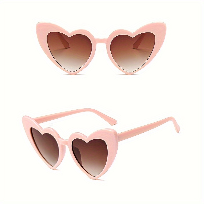 10pcs   glasses fashion peach heart       glasses for party details 13