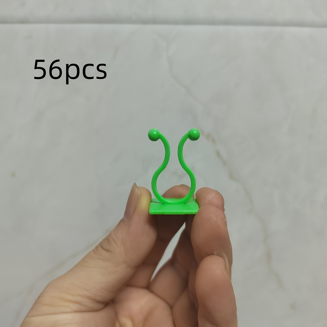 Image of 56pcs Self-adhesive Plant Climbing Wall Hooks/vine Support Brackets - Wall-climbing Tool Fixing Vine Clips, Holiday Decoration Fixing Clips, Home Storage Fixing Clips, Wire And Cable Fixing Clips
