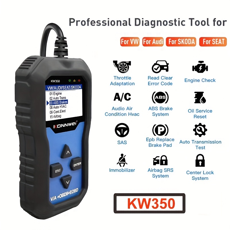 for vw for   for   seat series   12v obdii car fault detector full function vehicle fault   instrument auto scan tools code reader Product details 4