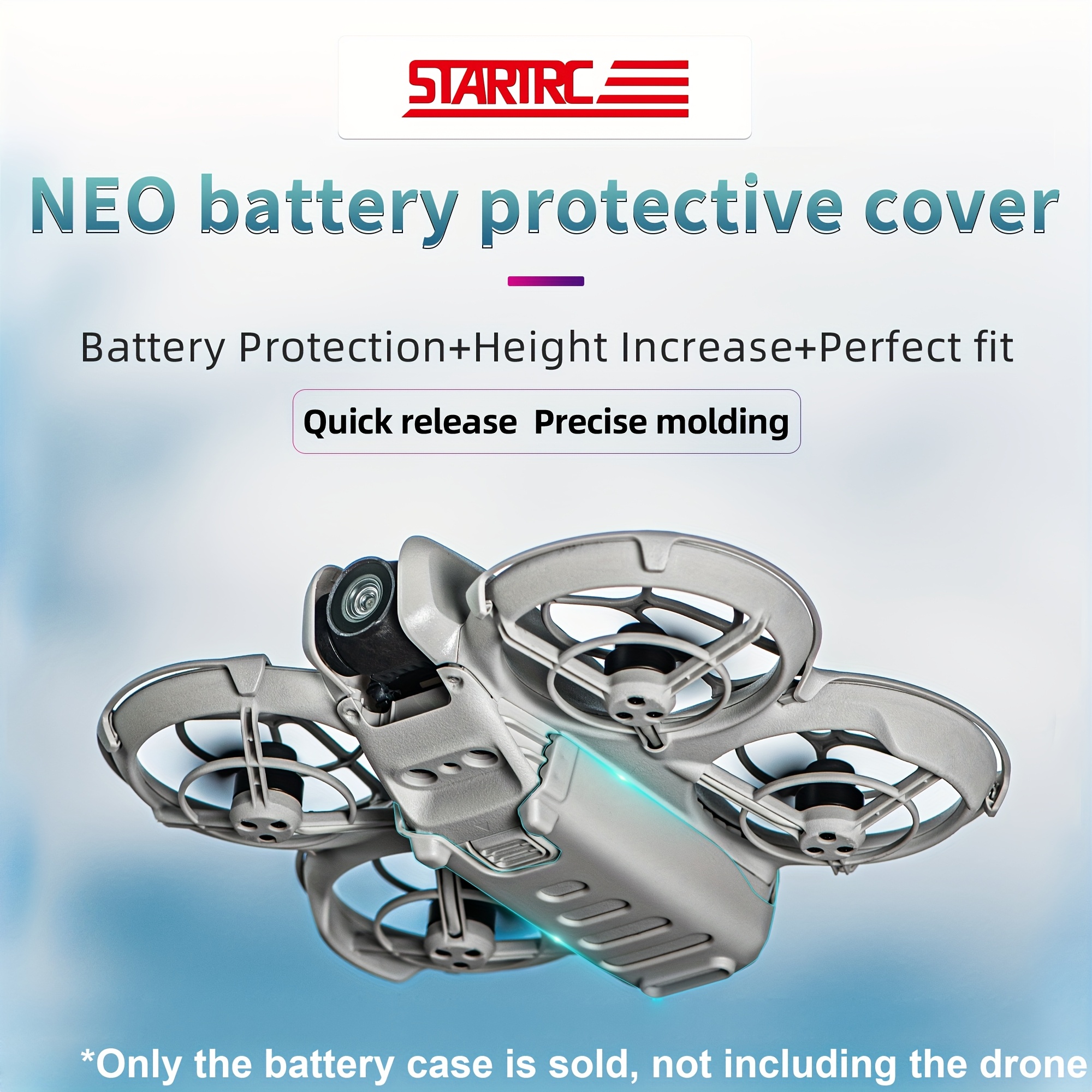 

Startrc Protective Case For Dji Neo Drone - Anti-fall, Adjustable Height Tripod Accessory, Battery Not Included