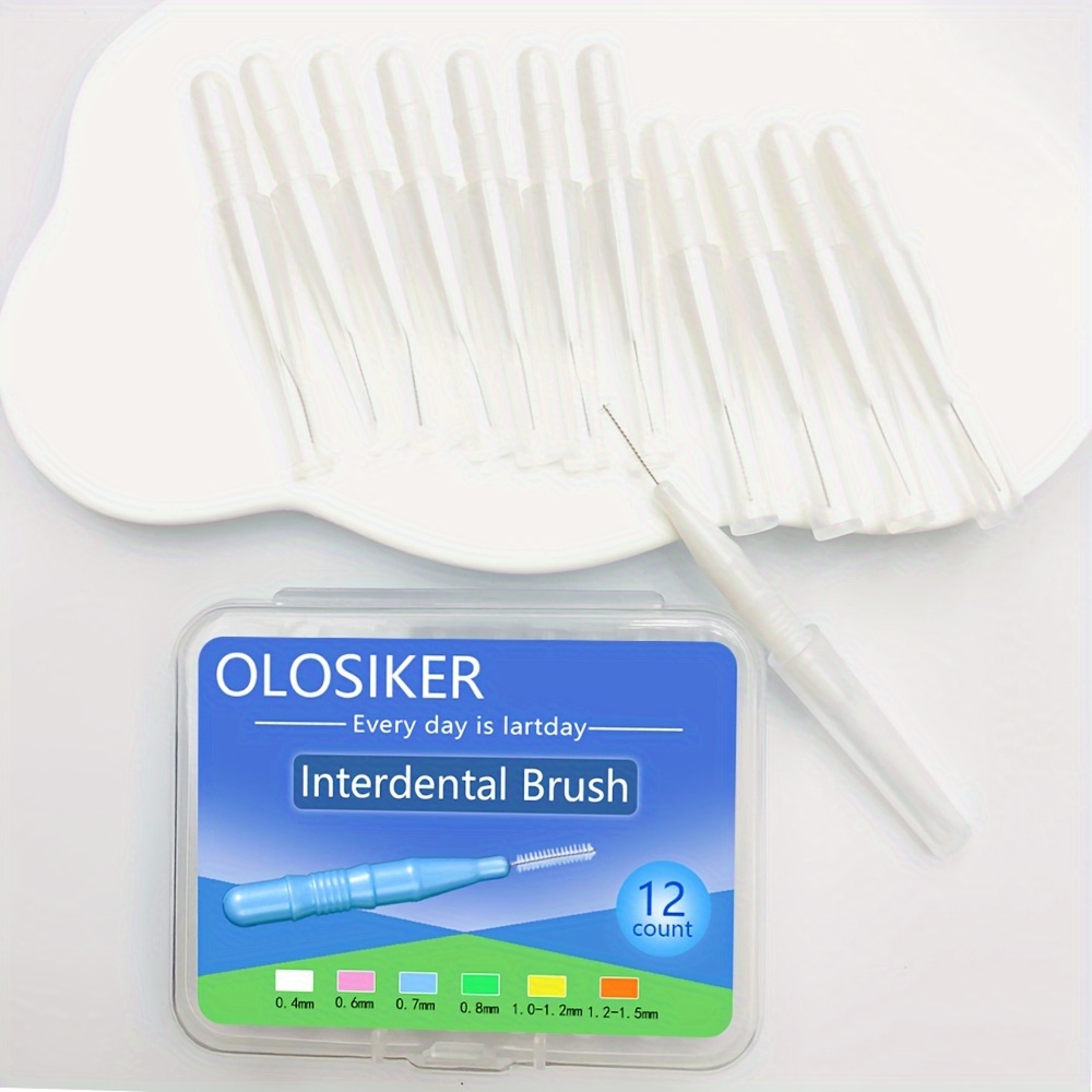 12 Cleaning Tools For Dental , Including Interdental Brushes And Picks For Maintaining Oral Hygiene