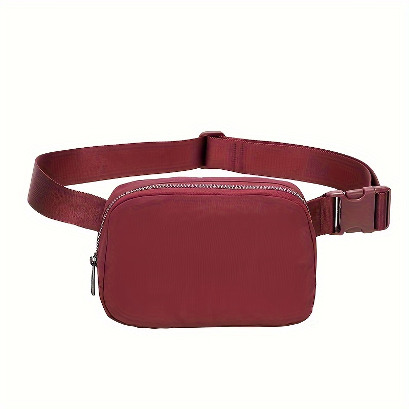 Waist shop bag maroon