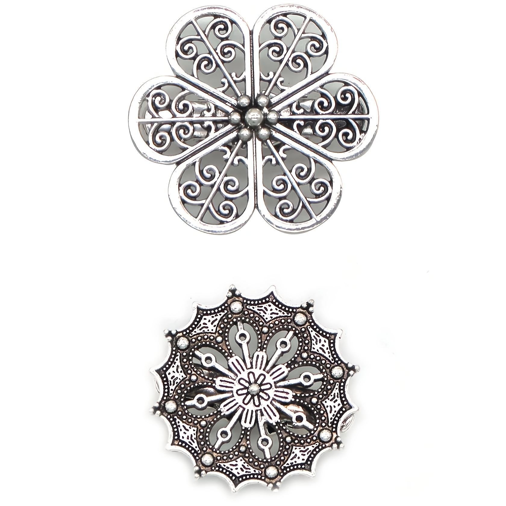 E-shop 1 Stück/2 Stück Damen Mode Retro Cardigan Clips, Schalbund, Hemdkragen-Nadeln, Anti-Rutsch Pullover-Clips, Schalschlösser