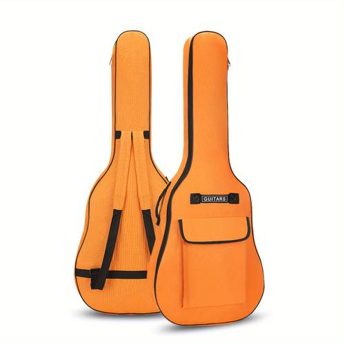 suitable for 40 41 inch guitar bags colorful folk guitar bags adjustable shoulder straps front pockets lightweight and durable musicians on the go guitar accessories