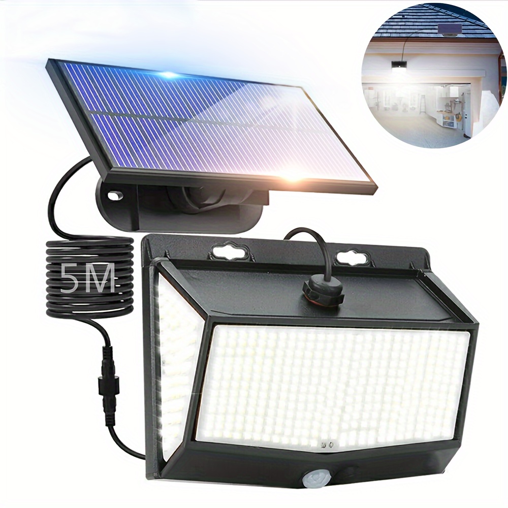 

468 Led Solar Power Pir Motion Sensor Wall Light Garden Security Lamp Outdoor