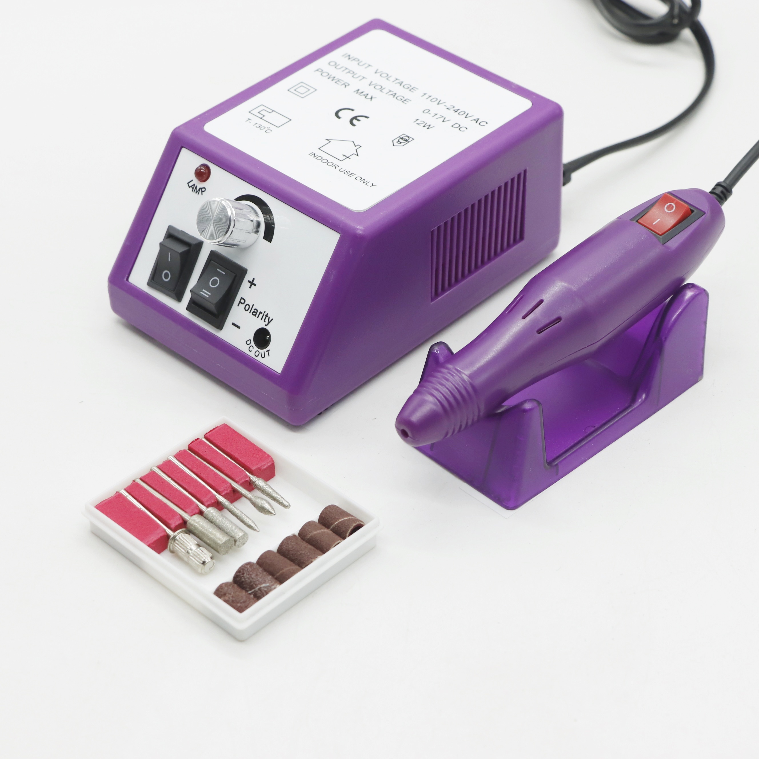 TEMU 20000 Rpm Electric Nail Drill Machine Mill Cutter Sets For Manicure Nail Tips Manicure Electric Professional Electric Nail Drill Machine Set -