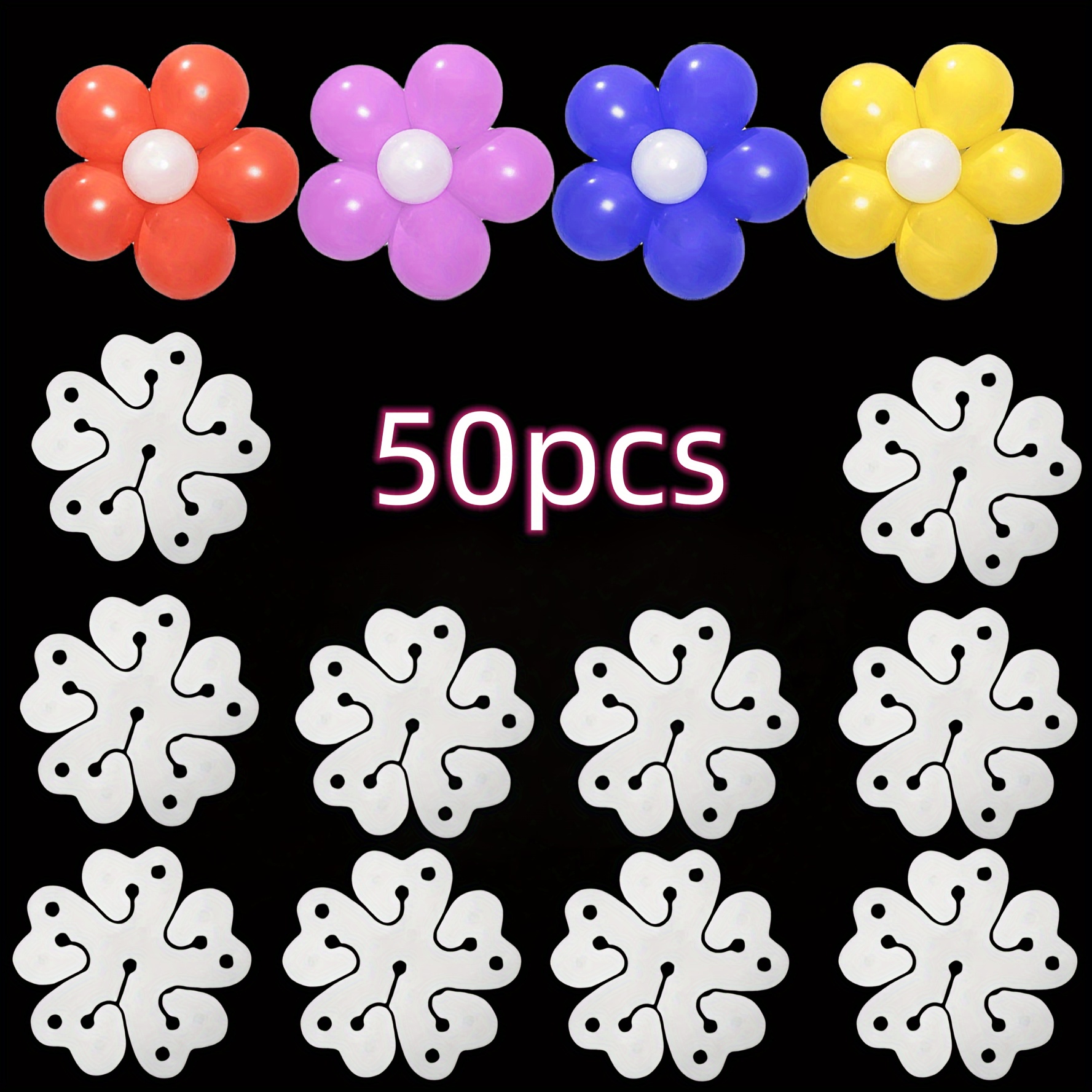Balloon Clips In Sets Of 10, 50, Or 100 For Balloon Arches, Featuring A Reusable . Holders Are Perfect For Birthday Parties, Showers, Weddings, And Other Festive Decorations For Christmas, Halloween