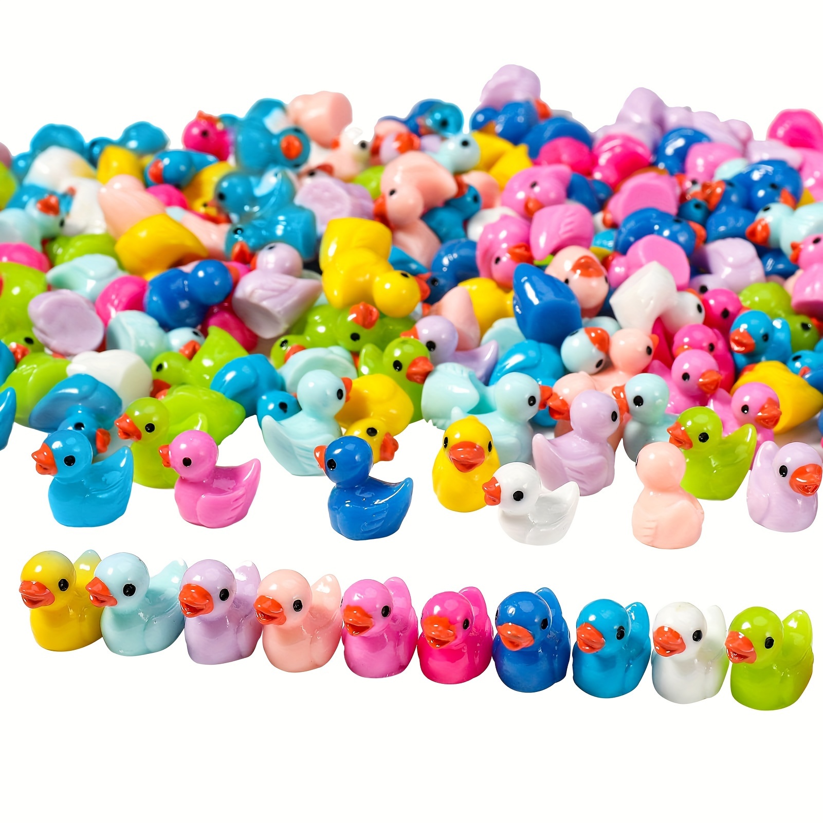 

Assorted Mini Resin Duck Figurines - Garden, Aquarium, And Home Decor | Ideal Party Accessories & Office Ornaments, Room Decor