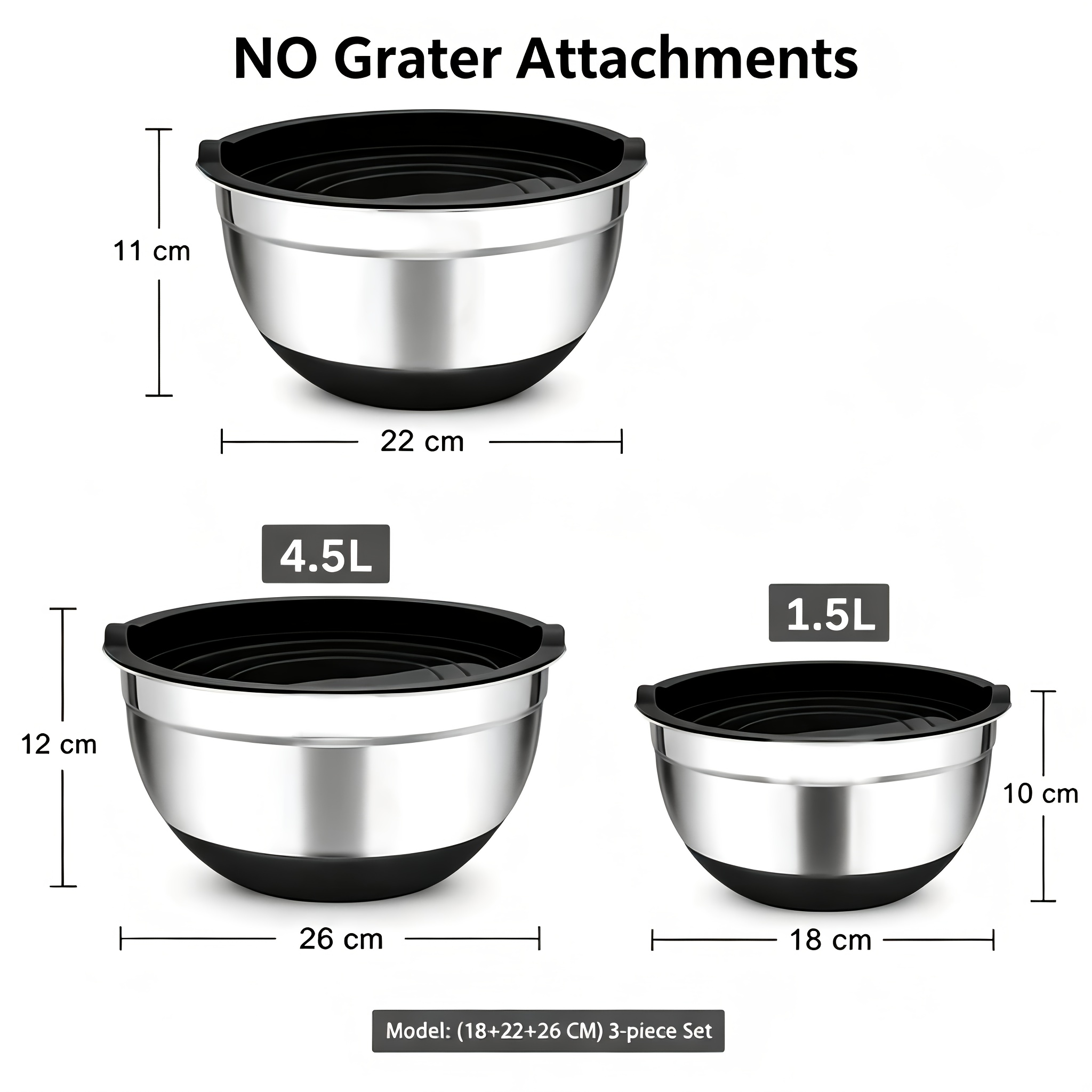 Food Grade Stainless Steel Kit With Sealing Covers & Slicing Shredding , Colanders Strainers Drain Basin, Stackable Kitchen Filter Utensils For Rice Straining, Cooking