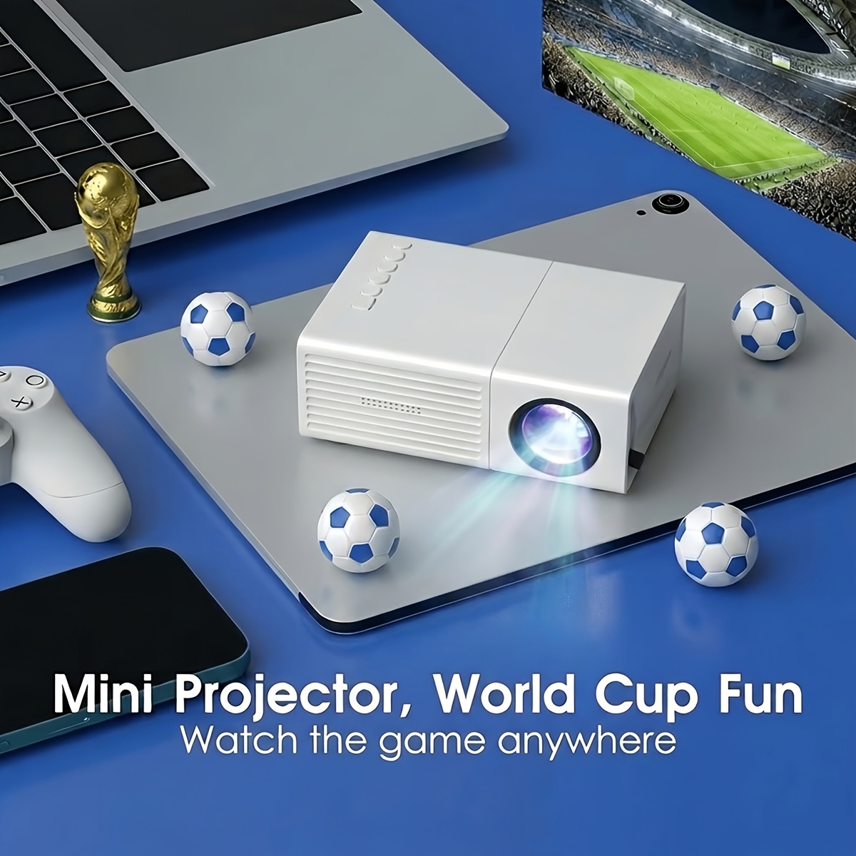 Home Theater Mini Projector with Screen Mirroring