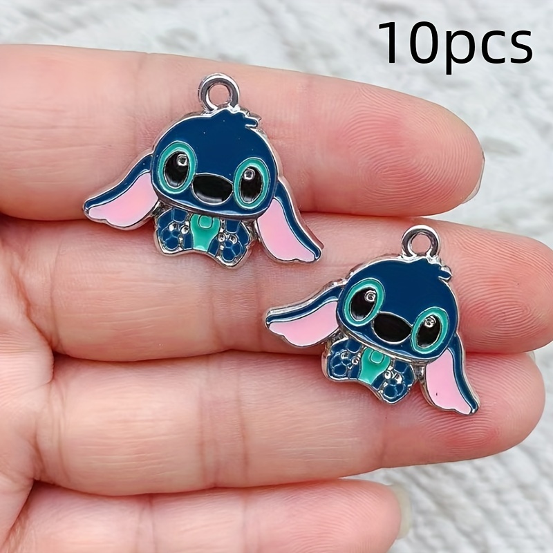 

10pcs Dog Enamel Alloy Pendants For Jewelry Making - For Necklaces & Bracelets