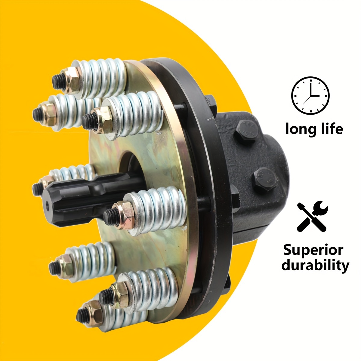 Image of Tractor Tractor Slip Clutch 1500 Nm Torque Clutch Safety Clutch For Pto Drive Shaft Safety Clutch 20.5cm Diameter 1500nm