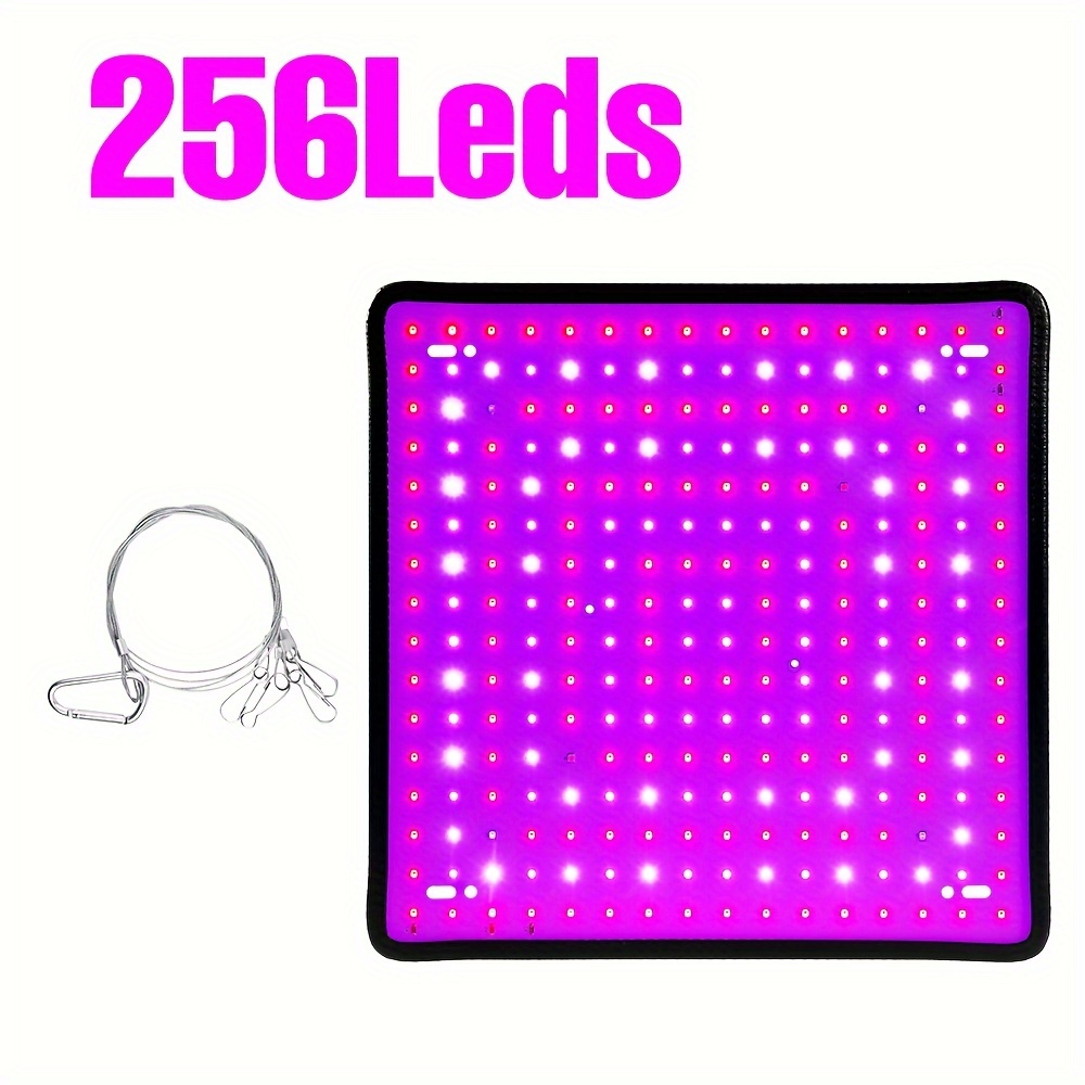 led green plant light   quantum board 100 277v seedling   light uv ir indoor planting panel light   sunlight plant filler red blue greenhouse hydroponic lighting for vegetables fruits flowers potted with hook eu plug