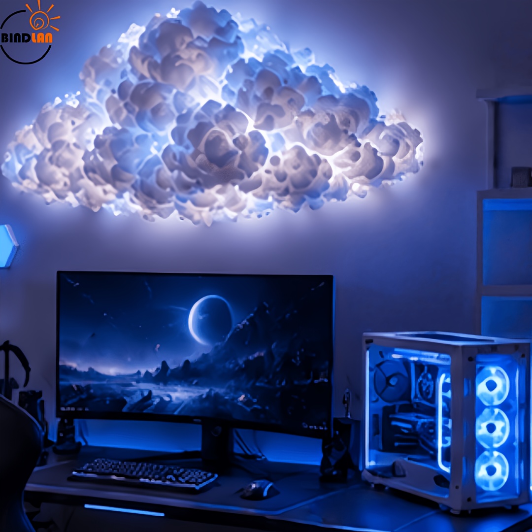 RGB Music Sync Smart LED Cloud Light, USB Powered