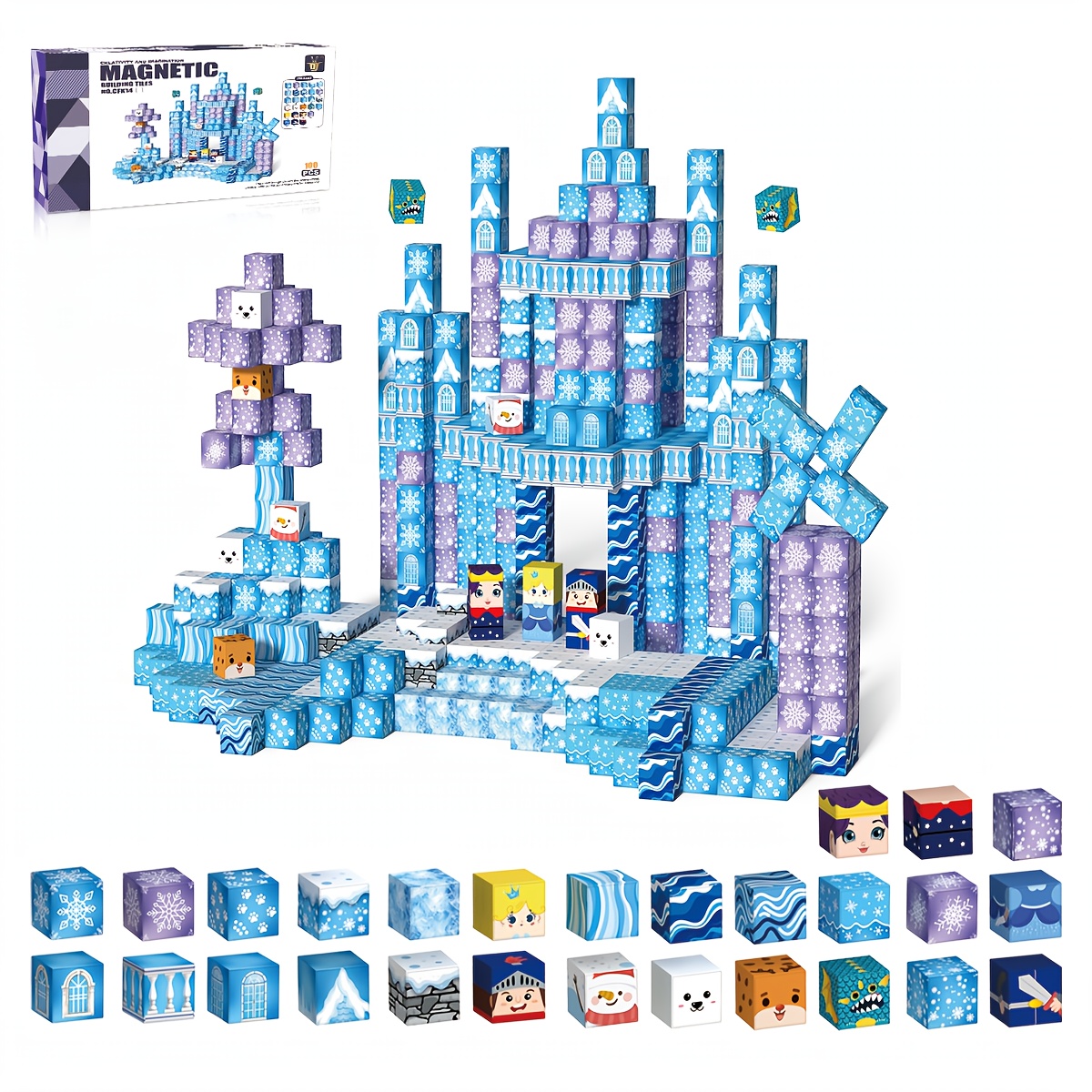 Fun Magnetic Building Blocks for Spatial Construction