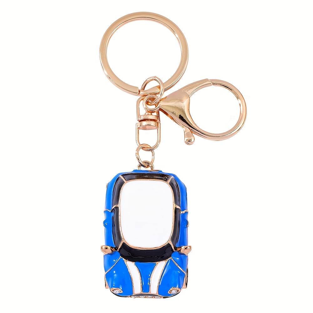 TEMU 1pc Creative Fashion Cartoon Mini Car Keychain Practical Bag Decoration Pendant Keychain