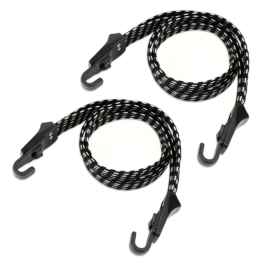 TEMU 2 pezzi Cinghie per per Moto Regolabili Impieghi Gravosi con Corde Elastiche Allungabili e Ganci di - Adatte per Attrezzatura da Ciclismo, Moto,