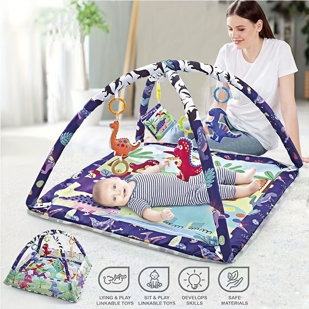 6524cbe4-4ead-44d2-a3e1-fe048f7d9294.jpg Ocean Ball Thema Speelmat Fitnessrek met Draagtas