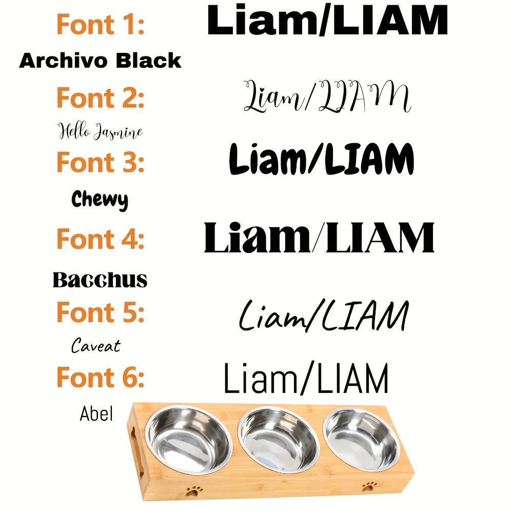 TEMU Custom Dog Bowl, Personalized Engraved Food And Water Bowls For Dogs, Stainless Steel Bowl, New Puppy Gift, Customized Pet Gift With Name,