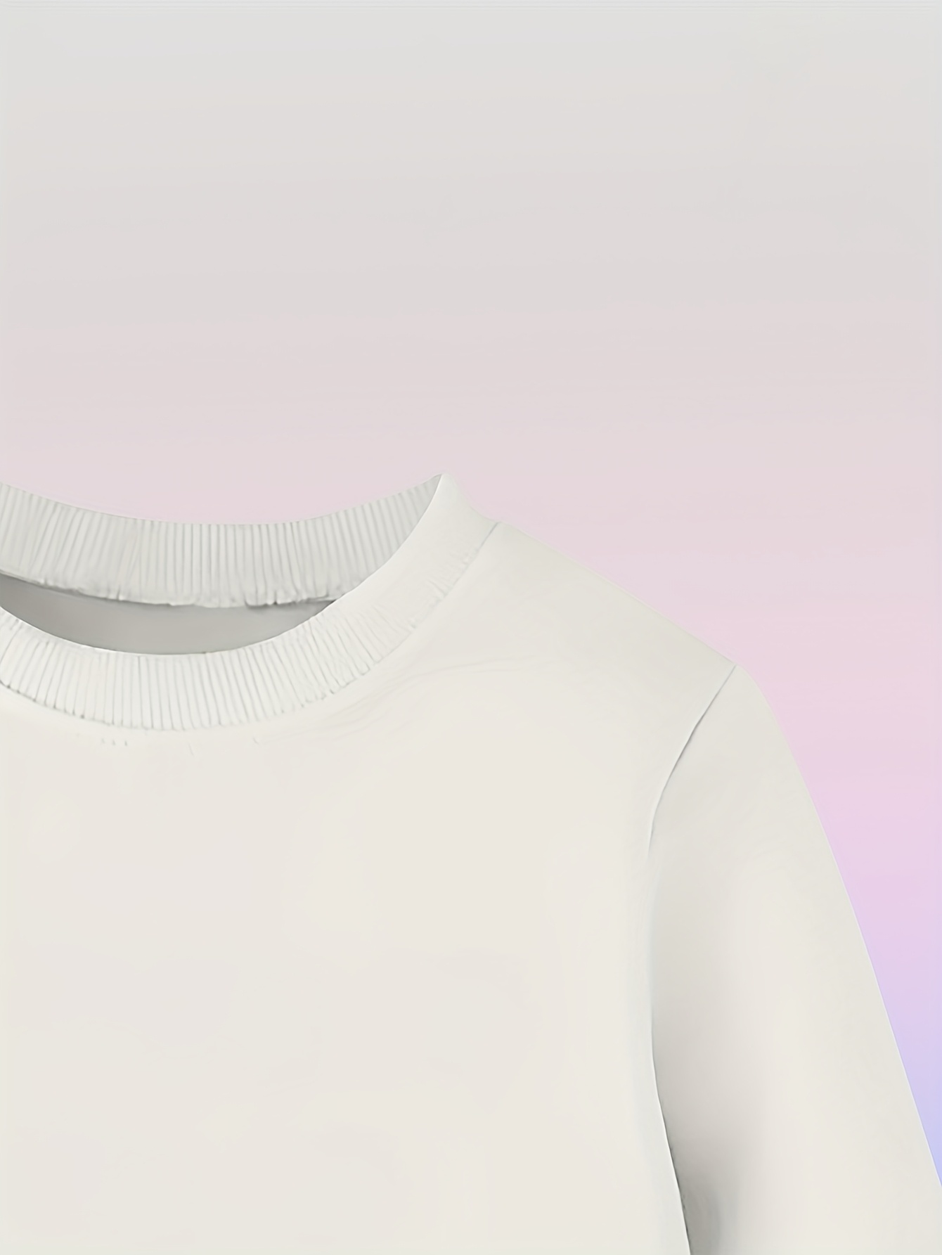 Boys' Round Neck Drop Shoulder Long Sleeve Sporty Pullover Sweatshirt