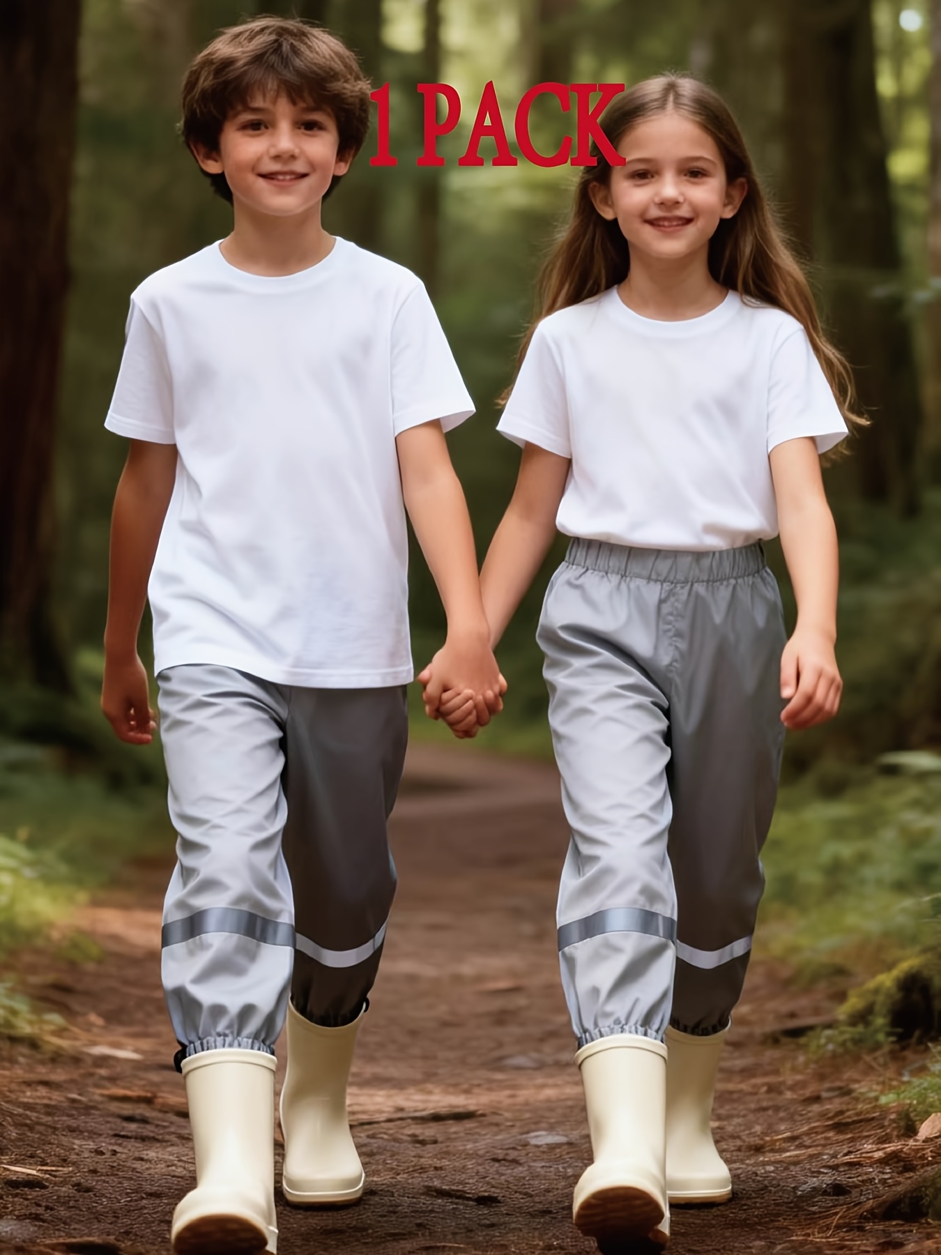 Kids' Fashion Long Pants with Ted Lining, Soft and Comfortable