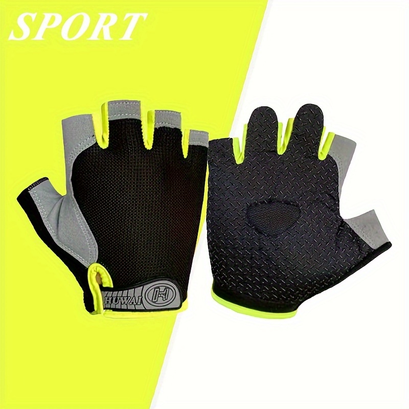 A Pair of Unisex Sports and Fitness Gloves, Non-slip, Breathable, Comfortable, Suitable for Outdoor Sports and Casual Wear