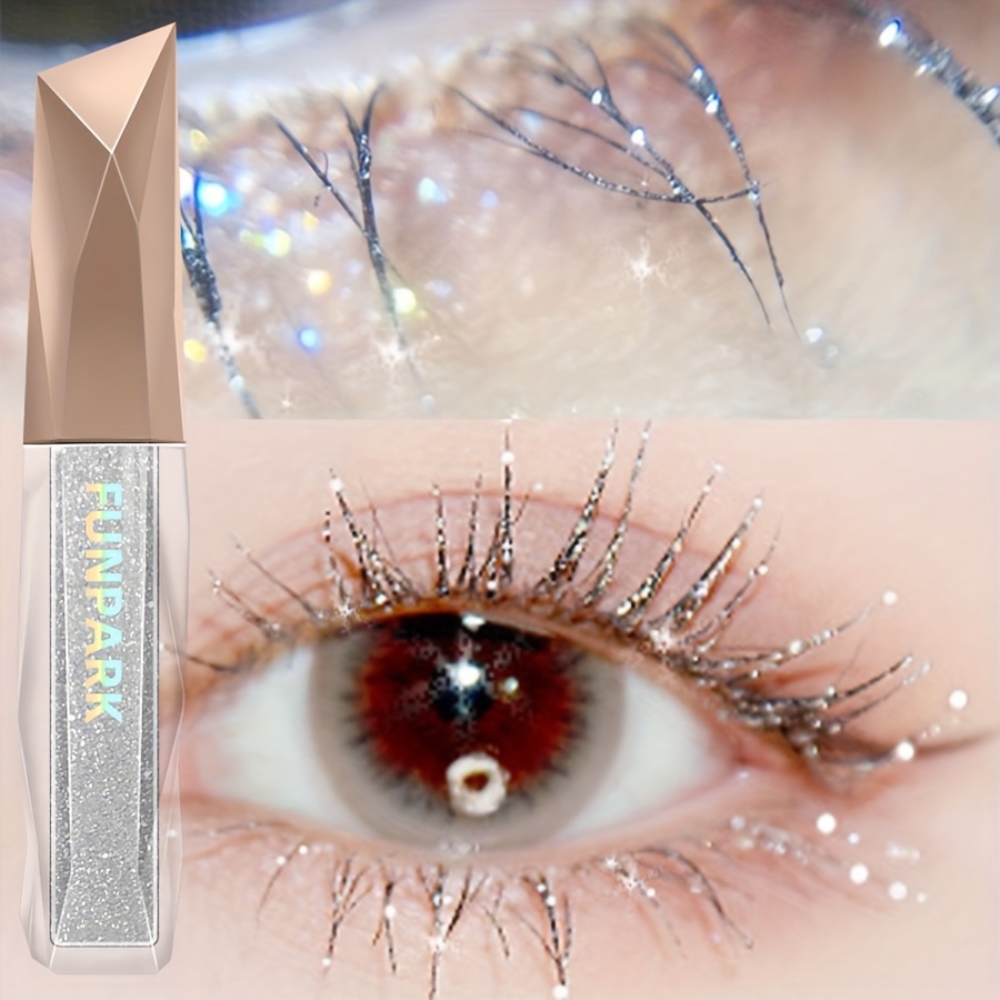 

Mascara, Glitter Broken Diamond Shiny, Waterproof And Smudge Proof, Curling And Lengthening Makeup Tool, High Gloss, Long Lasting