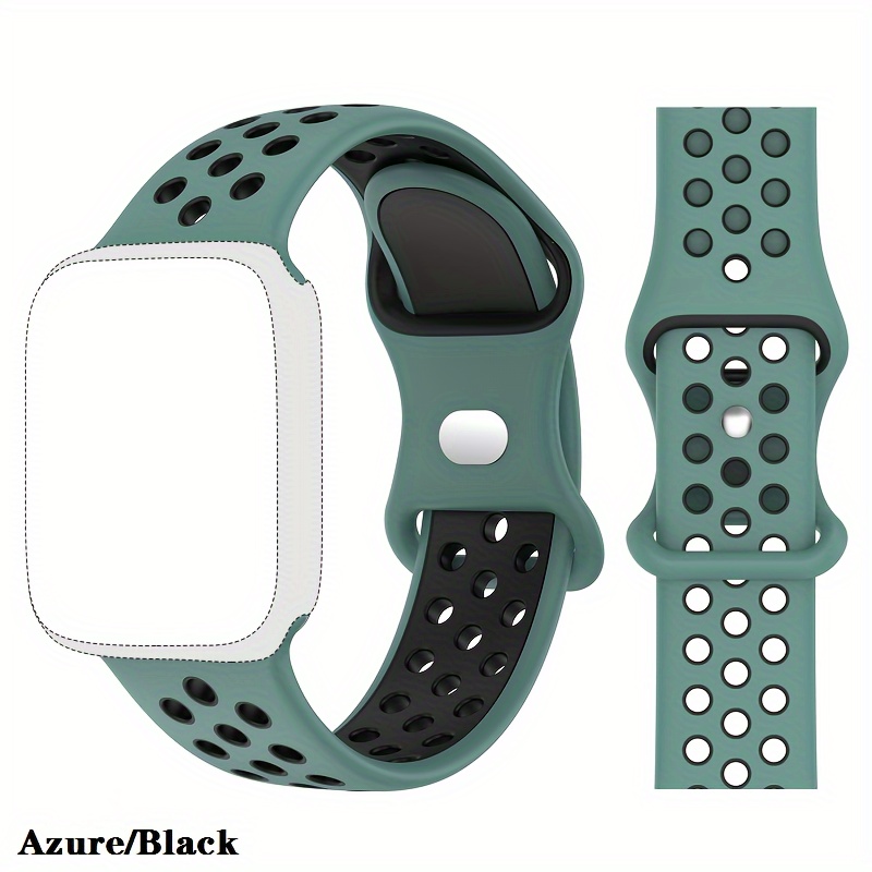

Watch Strap For Watch Sports Strap 49mm 41mm 40mm 38mm 45mm 44mm 42mm For Men And Women, For Iwatch Ultra Se Series Durable And Breathable Soft Silicone Wristband For Iwatch 8/7/6/5/4/3/2