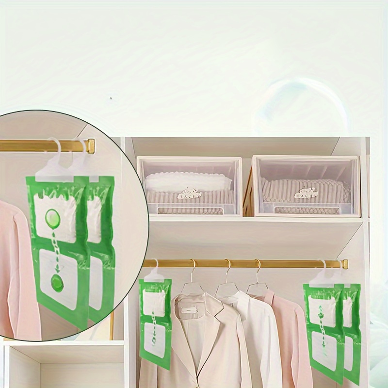 Hanging Moisture Absorber Bags Closet Wardrobe Non electric Temu