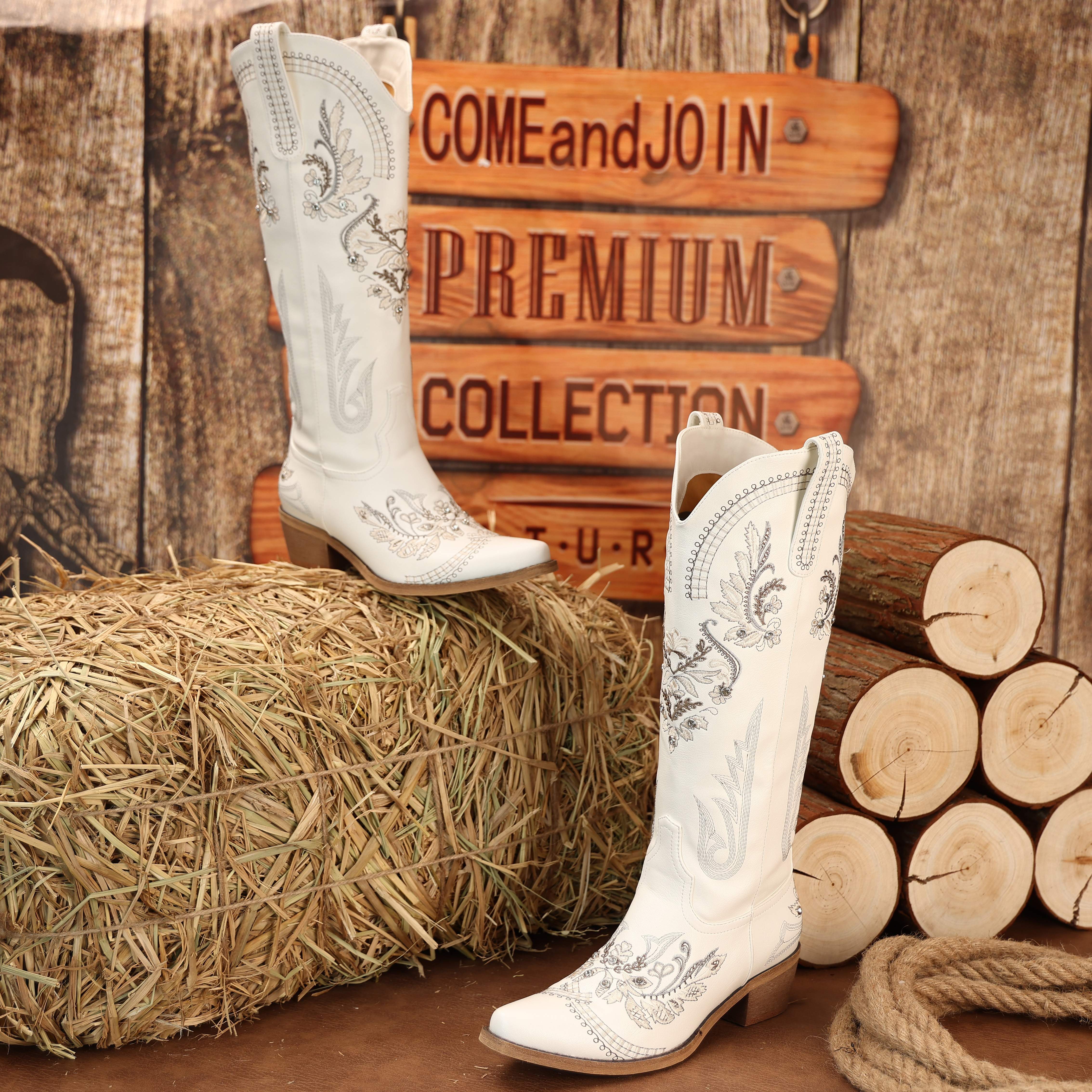 Country style boots best sale