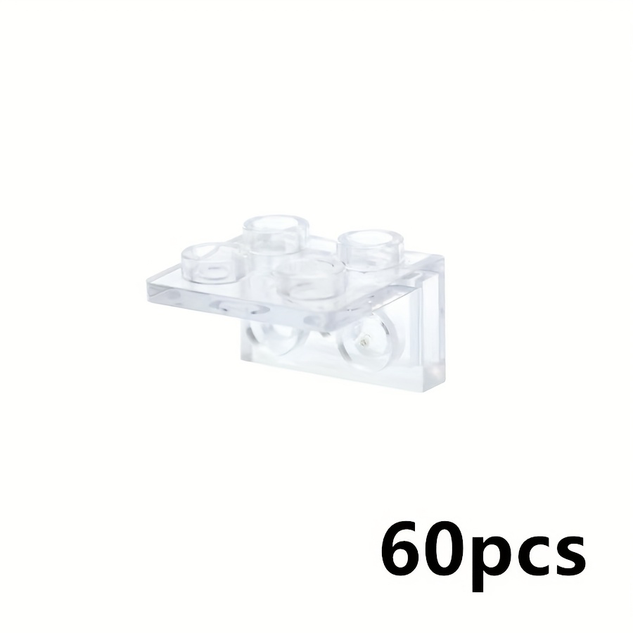 Image of Figure Standing Display Bracket Assemble Brick Figures Stand Base Plate 99207 Bracket 1x2x1 Inverted Building Blocks Toys