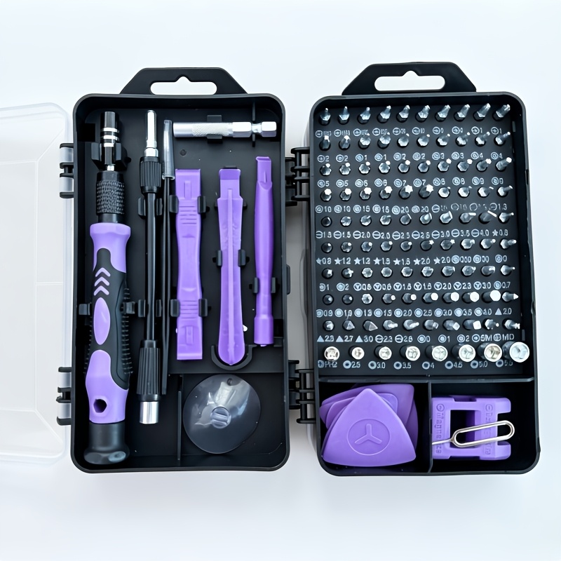 Image of Homefish 115-in-1 Upgrade Screwdriver Set Strong Magnetic High Hardness Multifunctional Disassembly Complete Tool Set With Special-shaped Bits